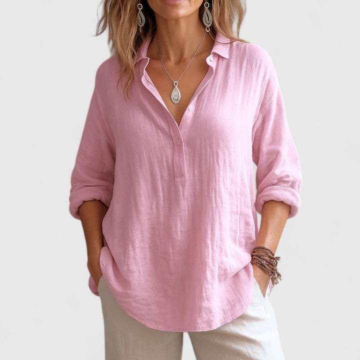 MARIA | Comfortable Linen Blouse