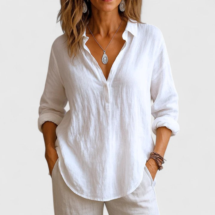 MARIA | Comfortable Linen Blouse
