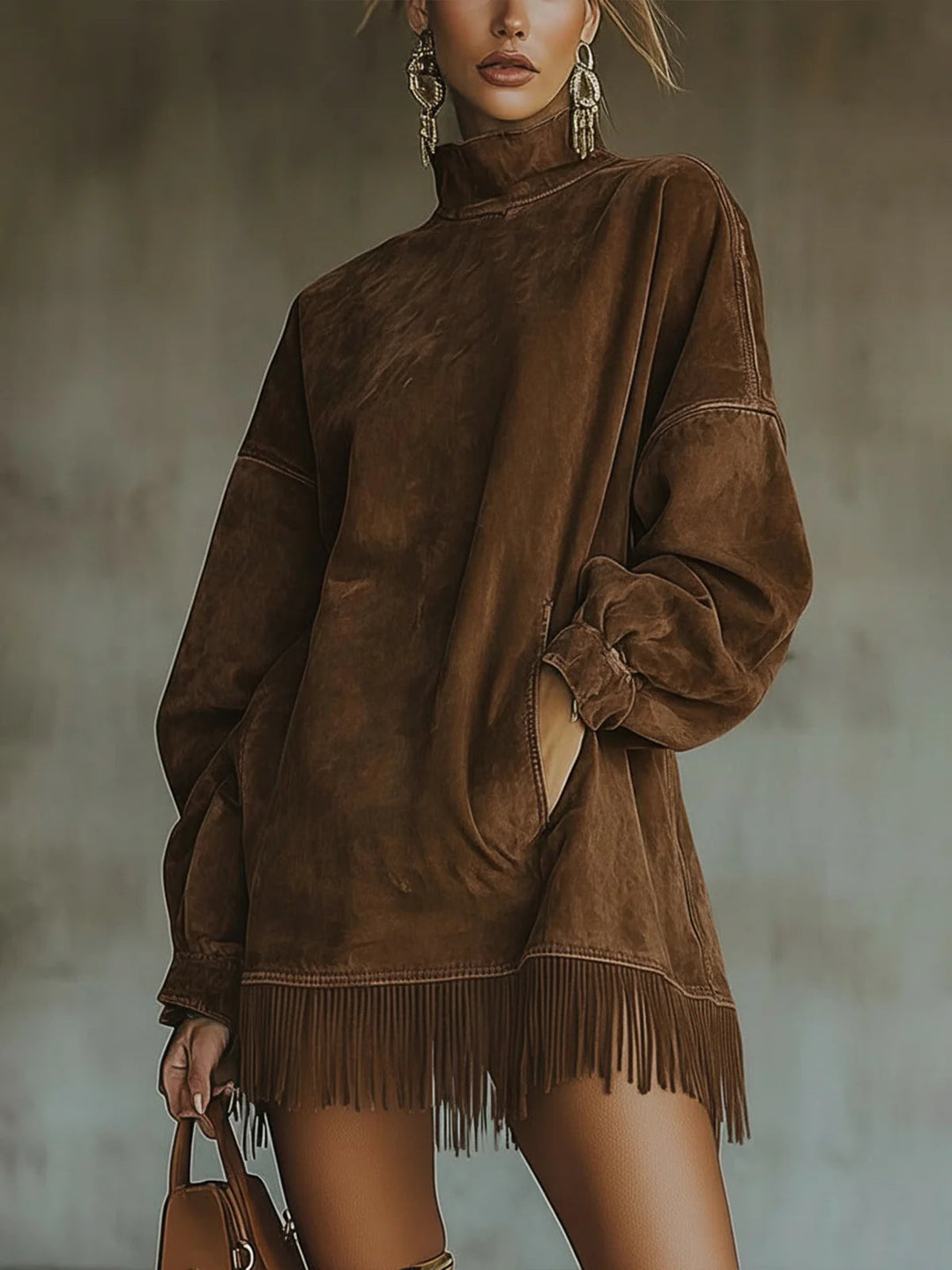 Chloe – Fringed Midi Dress