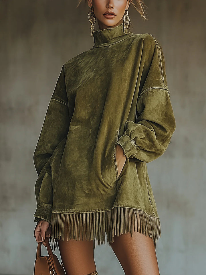 Chloe – Fringed Midi Dress