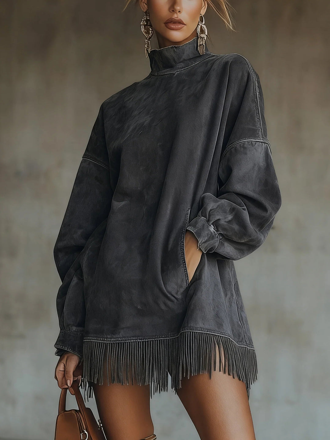 Chloe – Fringed Midi Dress