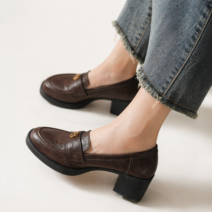 FRESH LABEL | Paris Penny Loafer met hak