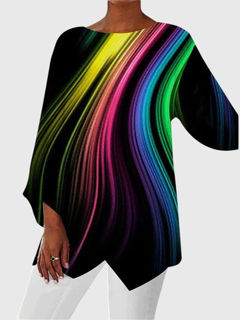 Annie | Elegant Crew Neck Top