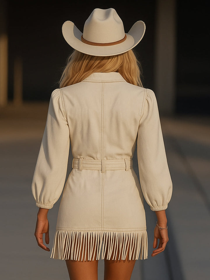 LUNIKA - WESTERN MINI DRESS