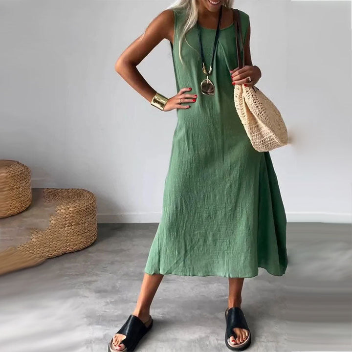Sabrina | Casual Sleeveless Pocket Dress