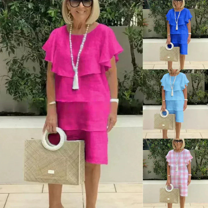 Stellar | Graceful Ruffle Flow Dress