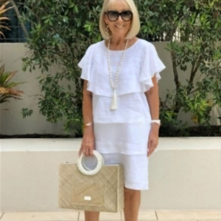 Stellar | Graceful Ruffle Flow Dress